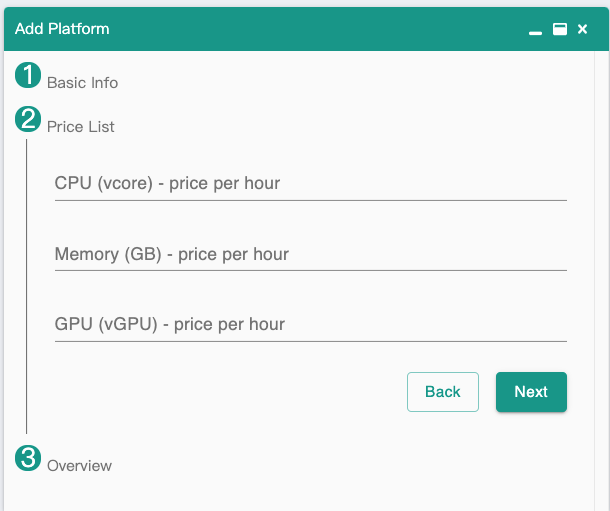 Add platform billing