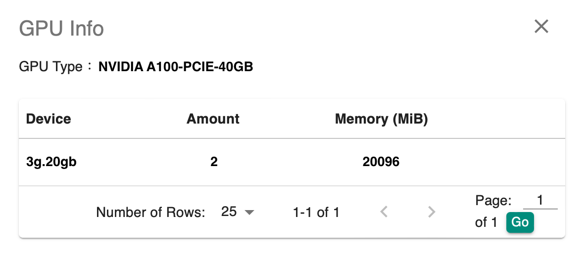 host overview gpu info