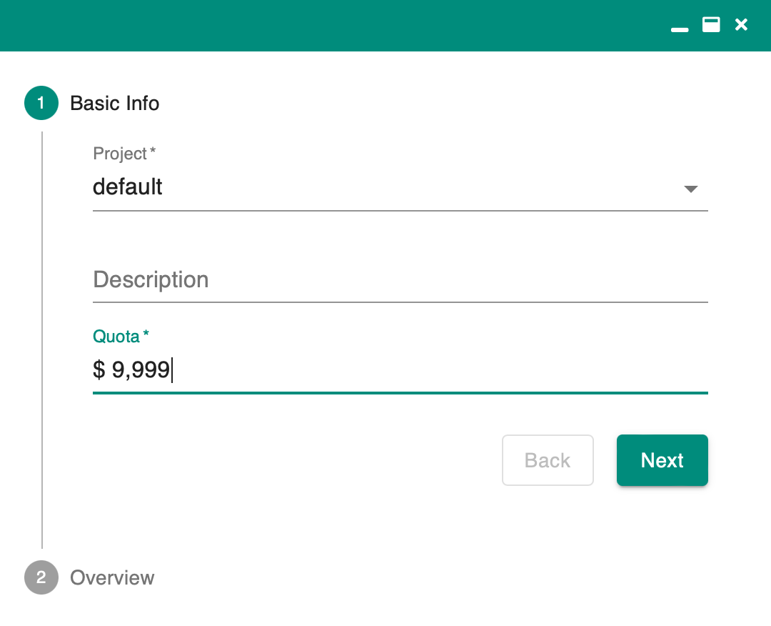 wallet create
